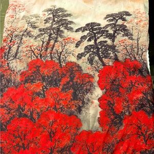 100% silk scarf, Japanese themed.